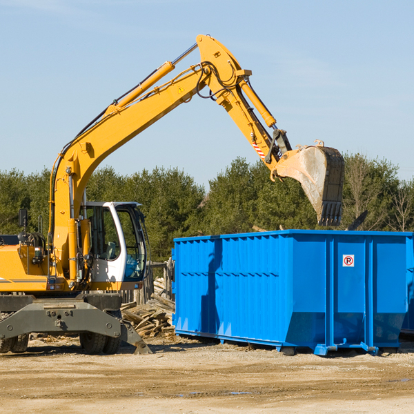 what are the rental fees for a residential dumpster in Franklin County LA